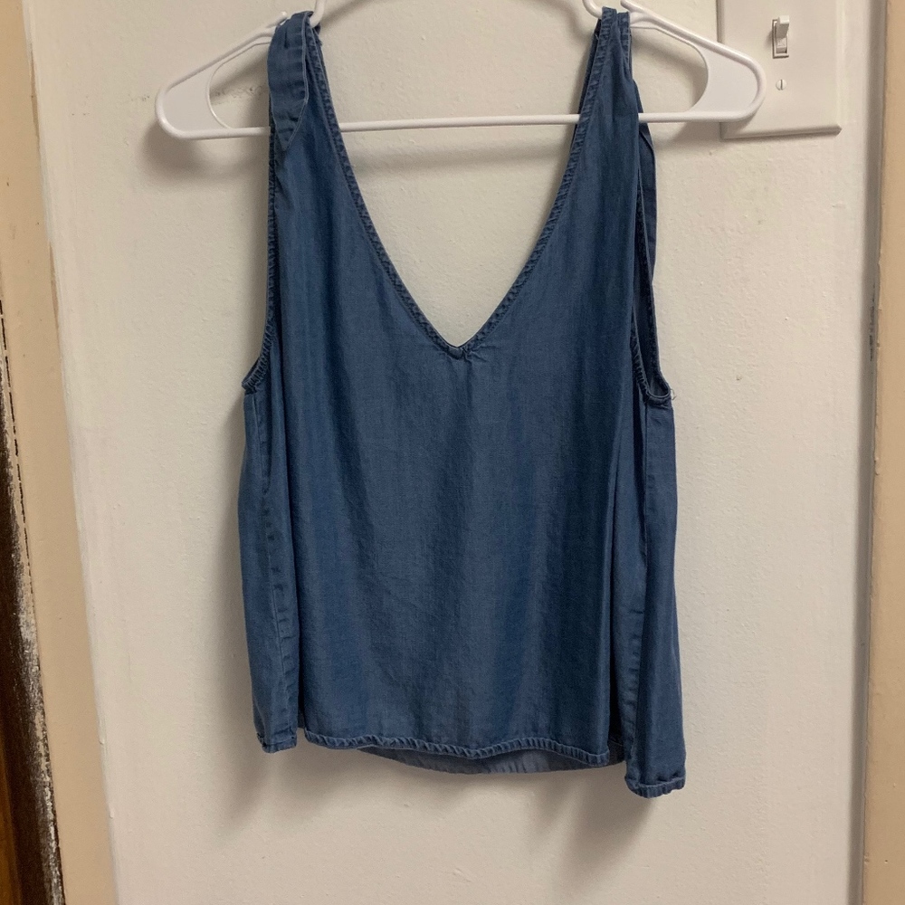 Chambray Tank Top